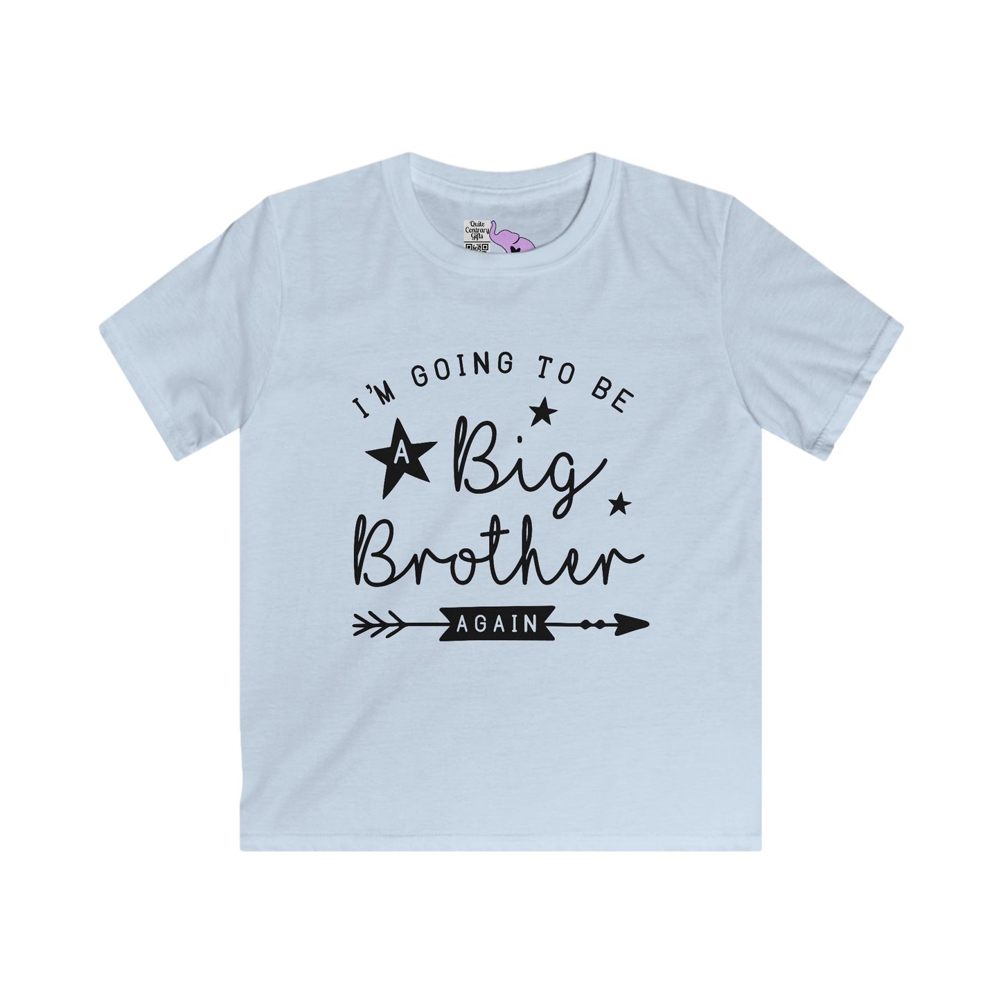 I'm Going To Be A Big Brother Again Youth Softstyle Tee