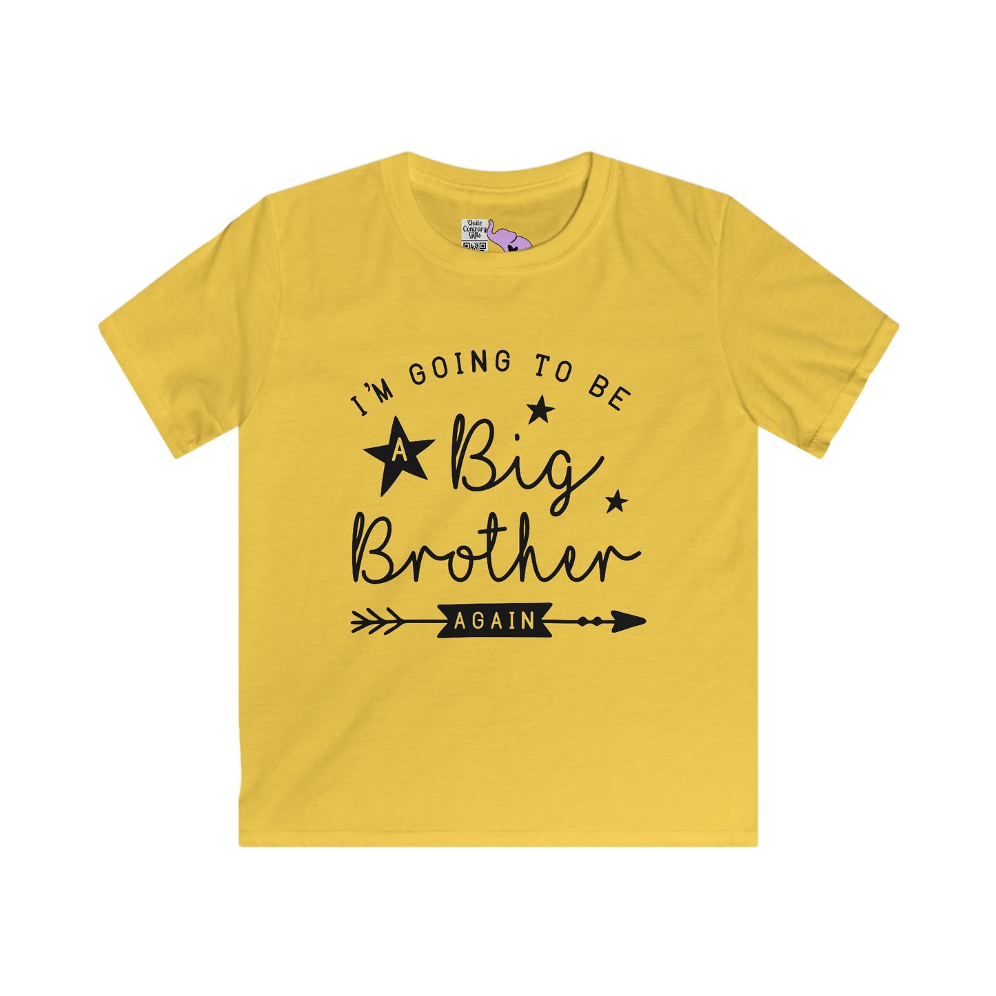 I'm Going To Be A Big Brother Again Youth Softstyle Tee