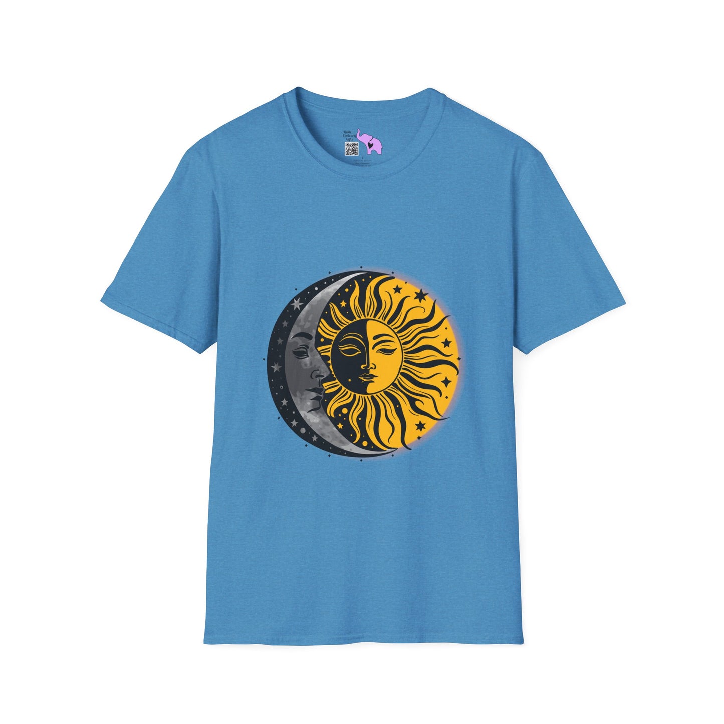 Sun Moon Stars Adult T-shirt