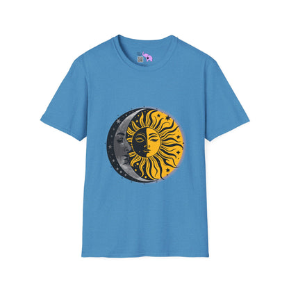Sun Moon Stars Adult T-shirt