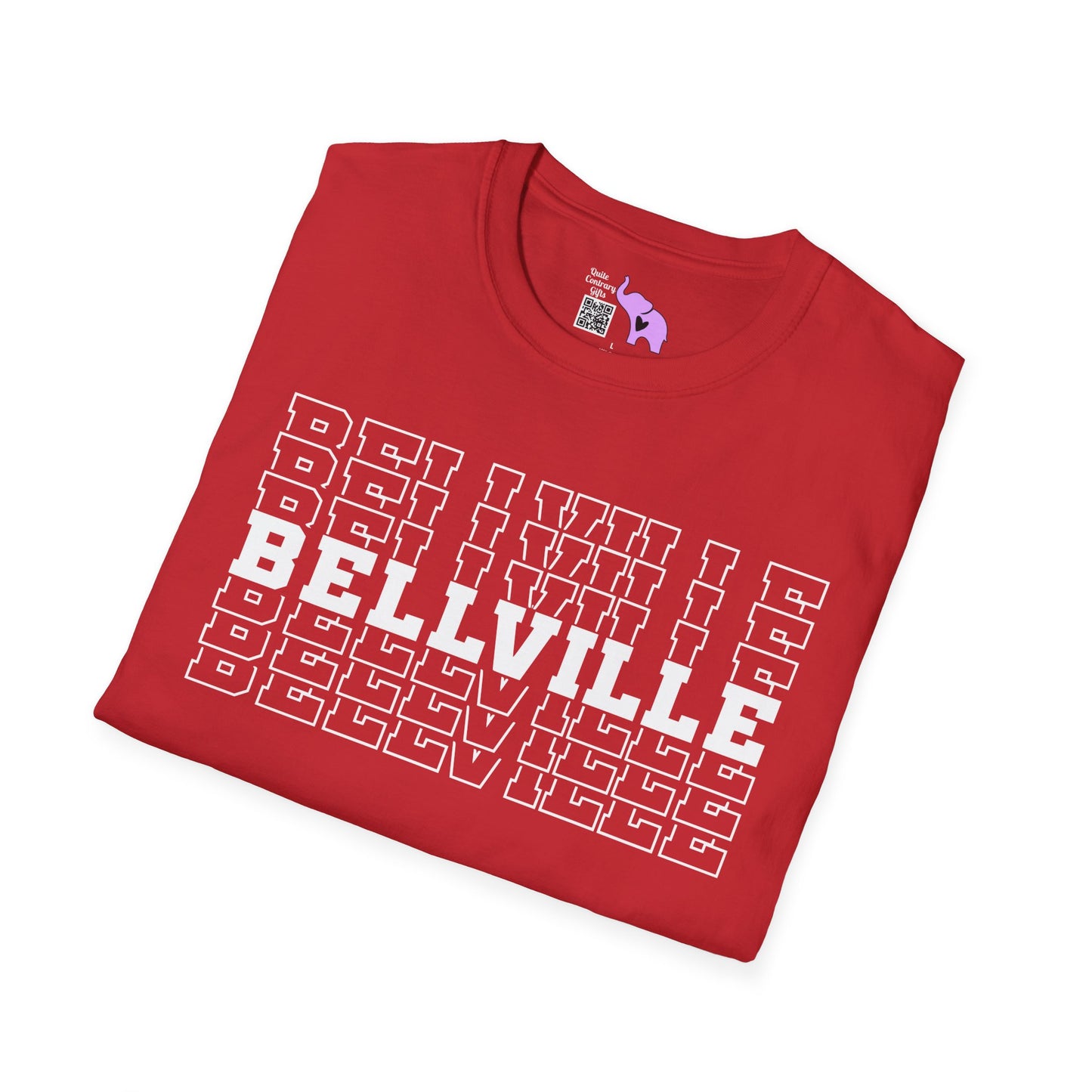 Bellville (Stacked) Adult T-shirt