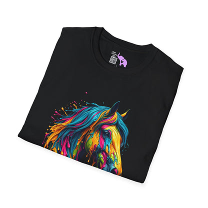 Colorful Horse Adult T-shirt