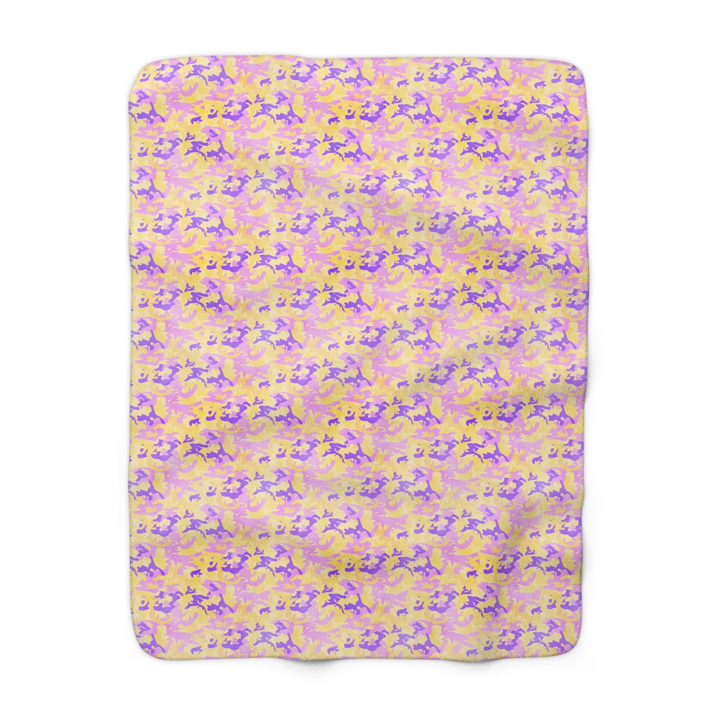 Peach Sorbet Camo Fleece Blanket