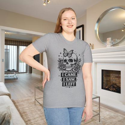 I Came, I Saw, I Left Adult T-shirt