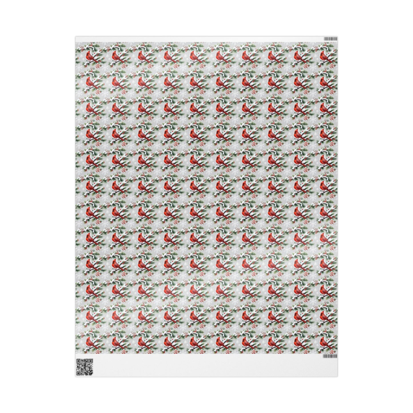 Cardinals of Christmas Morning Wrapping Paper