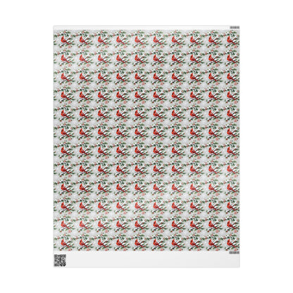 Cardinals of Christmas Morning Wrapping Paper