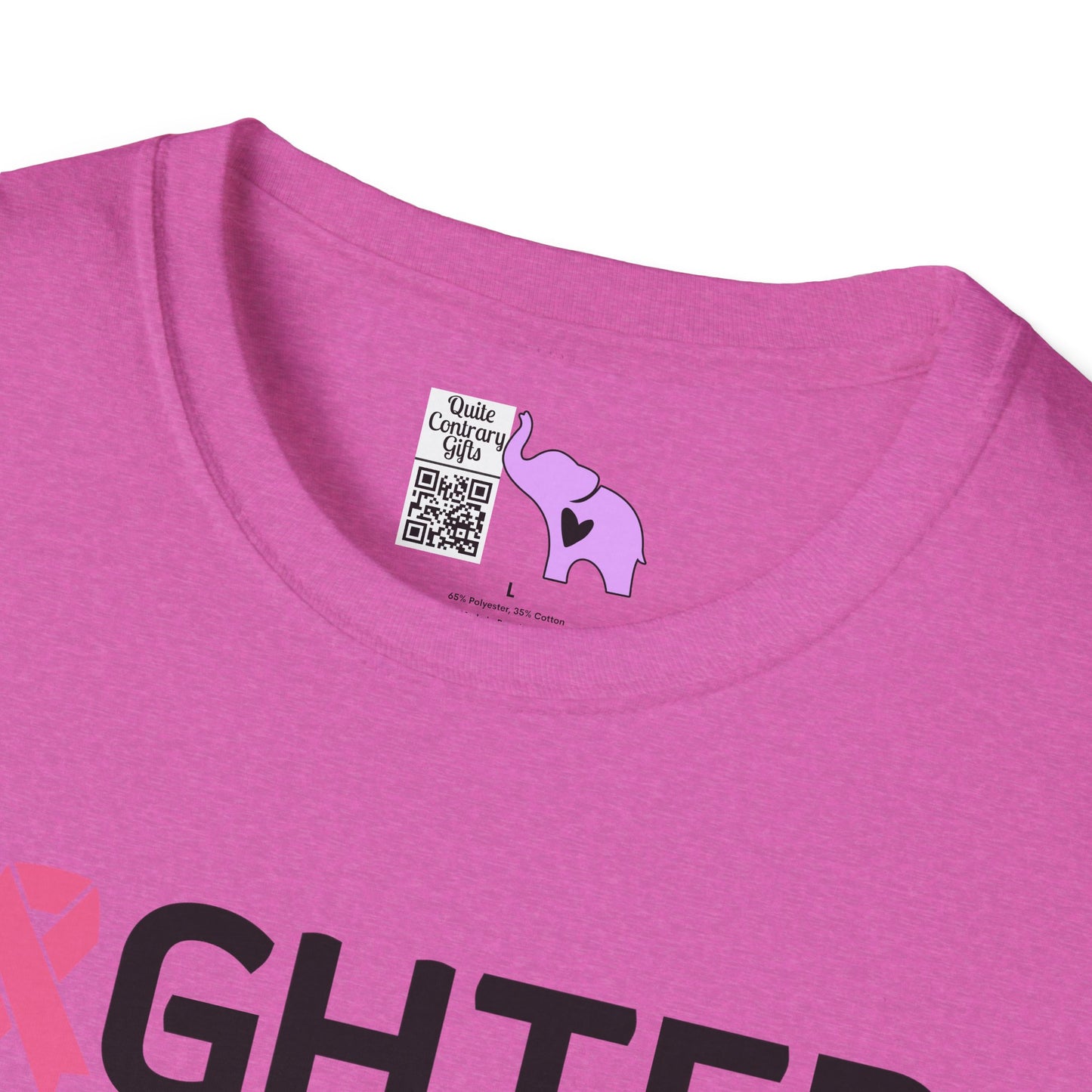 Fighter Love Hope Faith Cured Strong Support Wear Pink Adult T-shirt