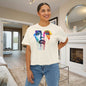 Colorful Face Women's Boxy Tee