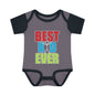 Best Kid Ever (Colorful) Infant Baby Rib Bodysuit
