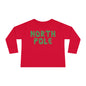 North Pole Toddler Long Sleeve Tee