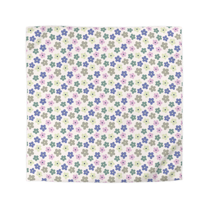 Earthbound Blooms Microfiber Duvet Cover