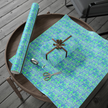 Glacier Grove Camo Wrapping Paper