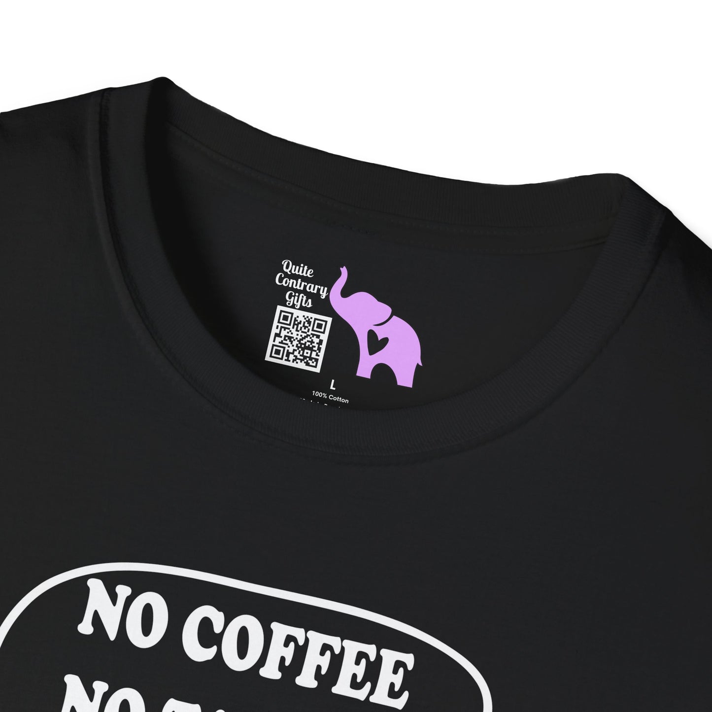 No Coffee No Talkee Adult T-shirt