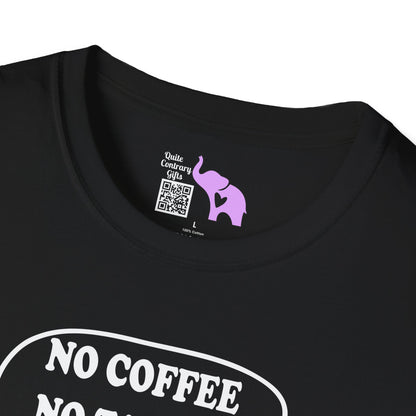 No Coffee No Talkee Adult T-shirt