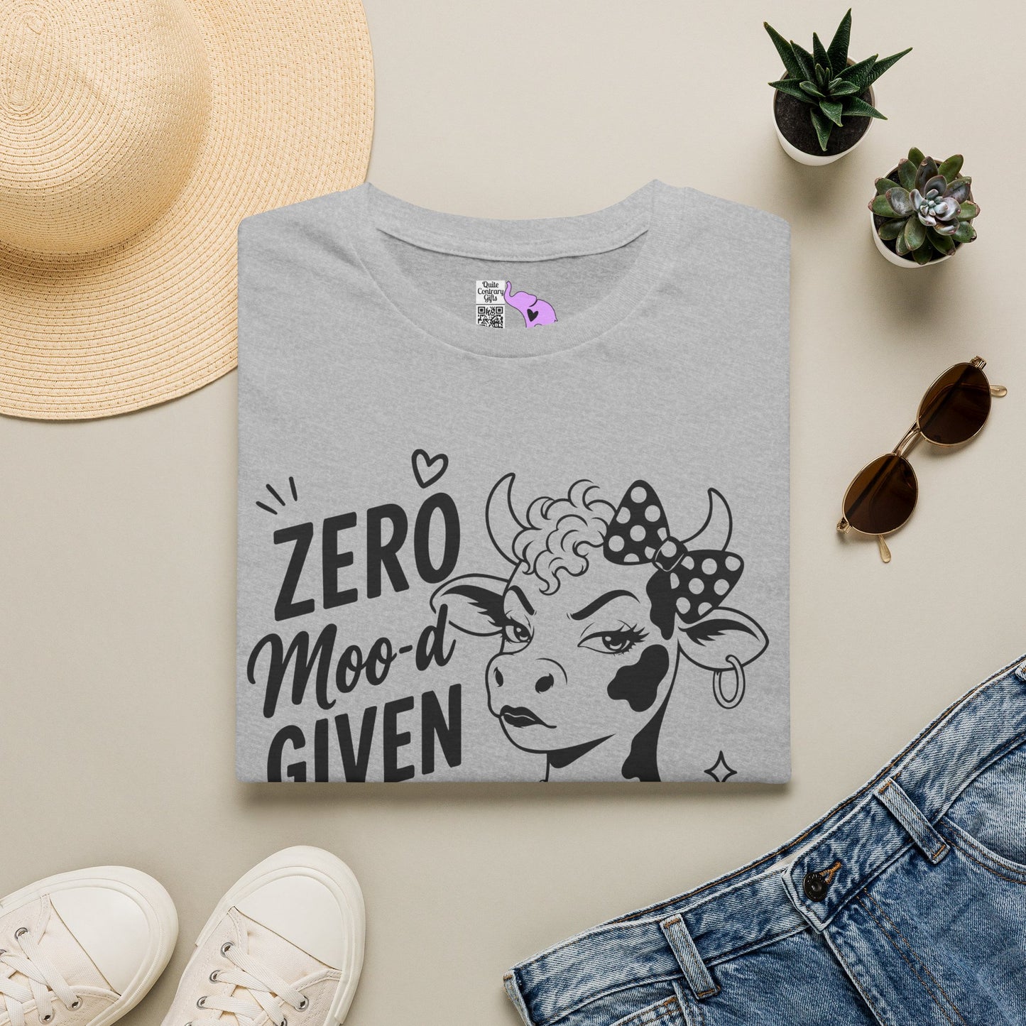 Zero Moo-d Given Adult T-shirt