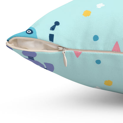 Robo Galaxy Giggles Throw Pillow