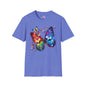 Colorful Butterflies Adult T-shirt