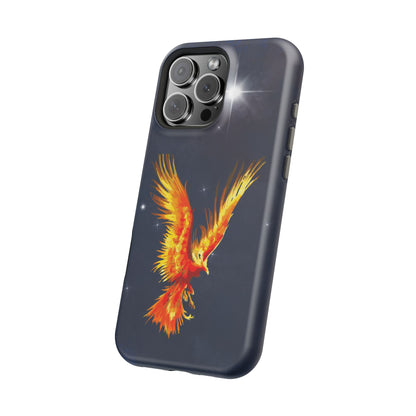 Phoenix Over Nebula MagSafe® Compatible Tough Case for iPhone