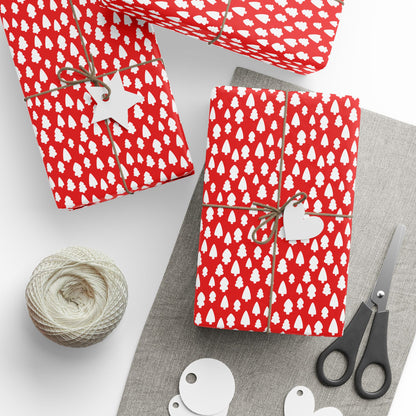 Festive Silhouettes Wrapping Paper