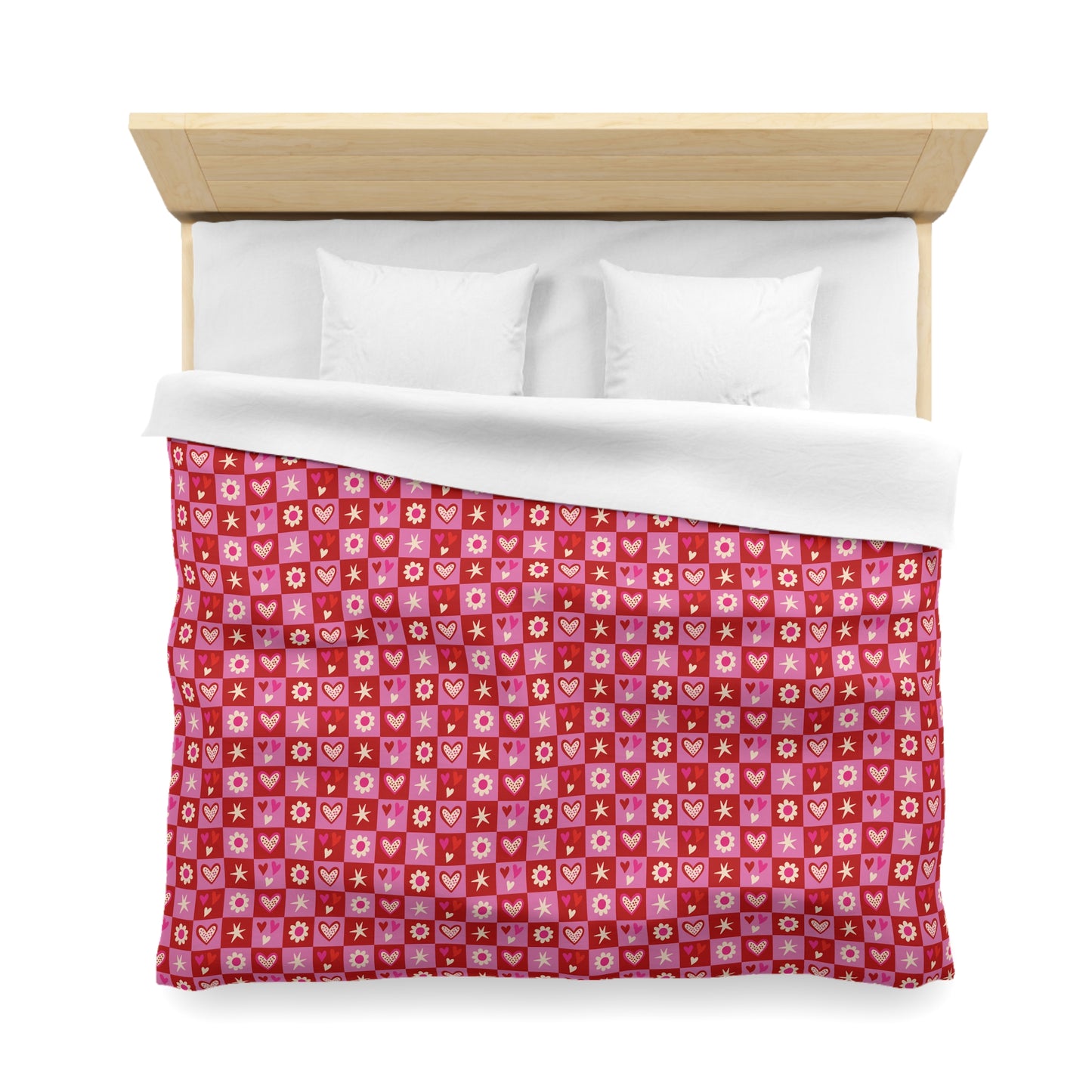 Valentine Toss Microfiber Duvet Cover