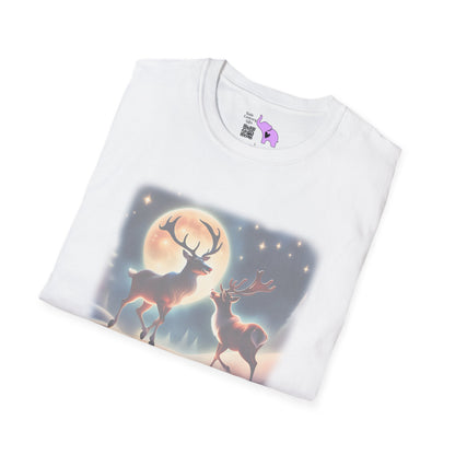 Reindeer Playing in North Pole T-shirt