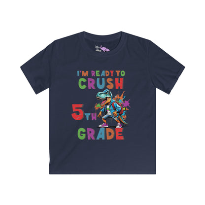 I'm Ready To Crush 5th Grade Youth Softstyle Tee