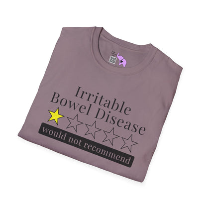 Irritable Bowel Syndrome 1 Star Would Not Recommend Adult T-shirt