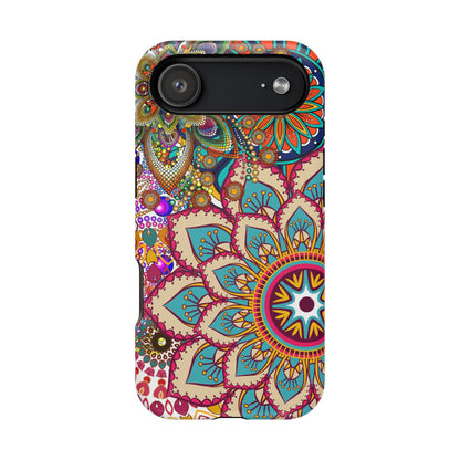 Colorful Mandala MagSafe® Compatible Tough Case for iPhone