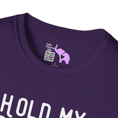 Hold My Drink I Gotta Pet This Dog Adult T-shirt