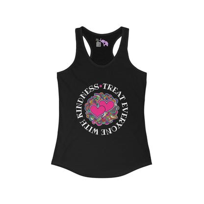 Treat Everyone With Kindness Women's Ideal Racerback Tank