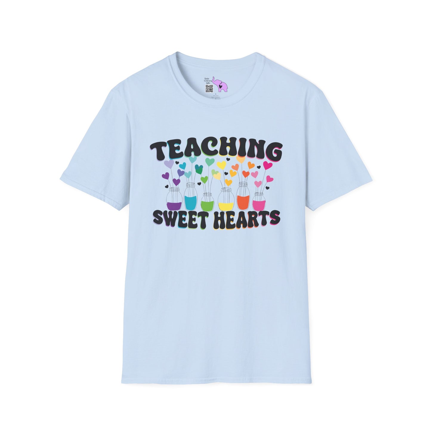 Teaching Sweet Hearts Adult T-shirt