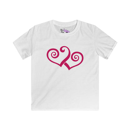 Double Heart Youth Softstyle Tee