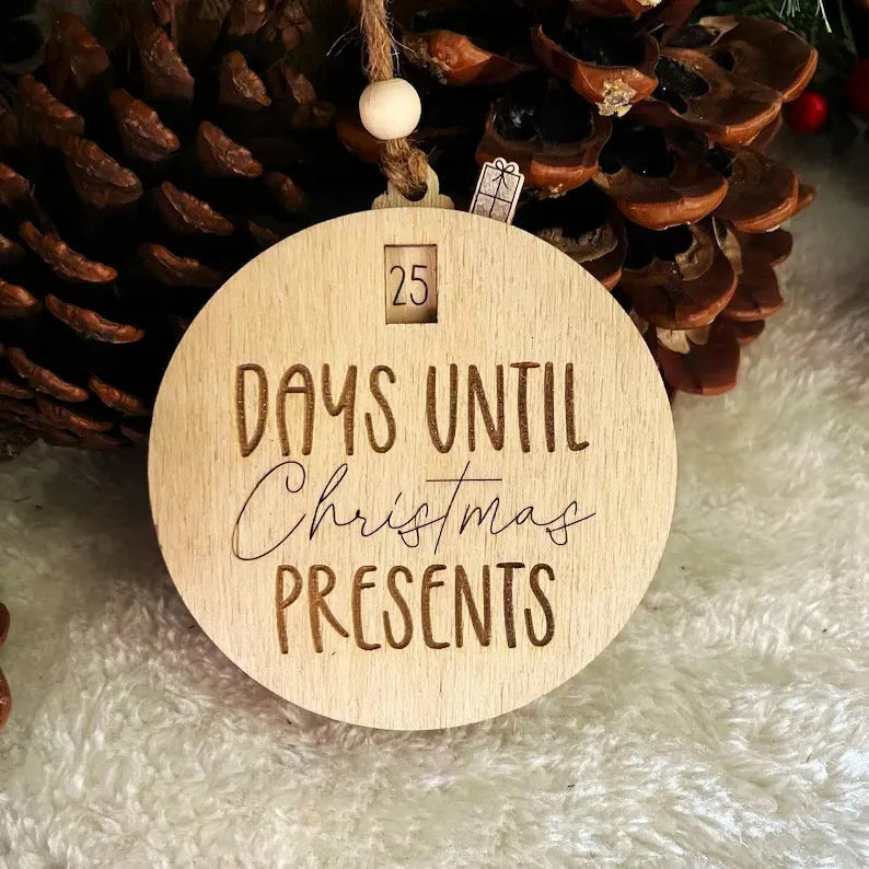 Countdown 3D Christmas Ornaments