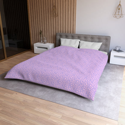 Cotton Candy Cheetah Microfiber Duvet Cover