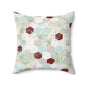 Love Letters & Honeycomb Throw Pillow