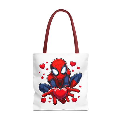 Valentines Spiderman Tote Bag