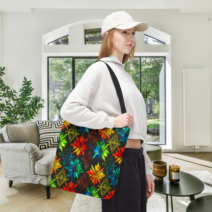 Celebration Mosaic Canvas Tote Bag