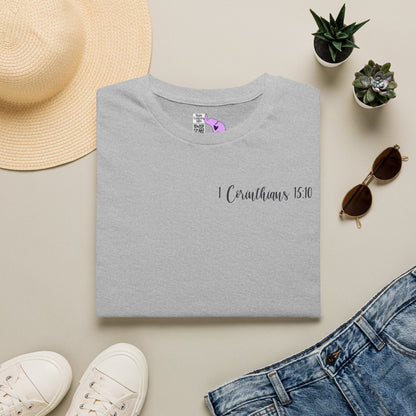 ""Try Jesus Not Me 1 Corinthians 15:10 Adult T-shirt