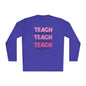 Teach Compassion, Kindness, Confidence Adult Long Sleeve Tee