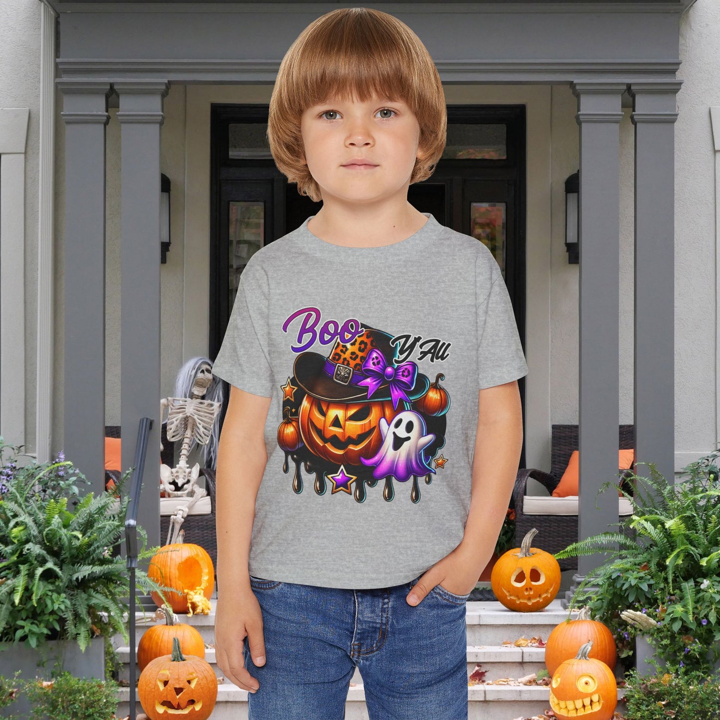 Boo Y'all Heavy Cotton™ Toddler T-shirt