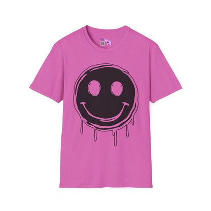 Melty Smiley Face Adult T-shirt