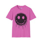 Melty Smiley Face Adult T-shirt