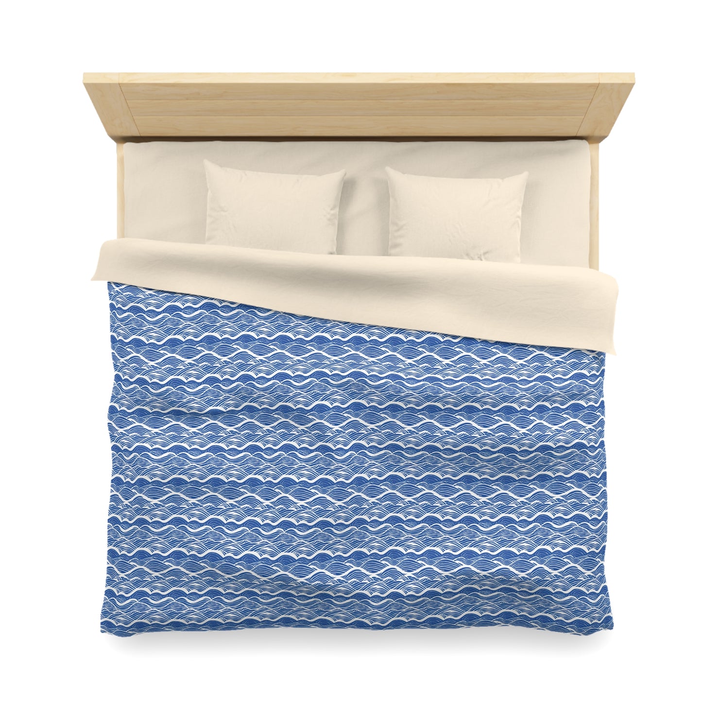 Ethereal Tides Microfiber Duvet Cover