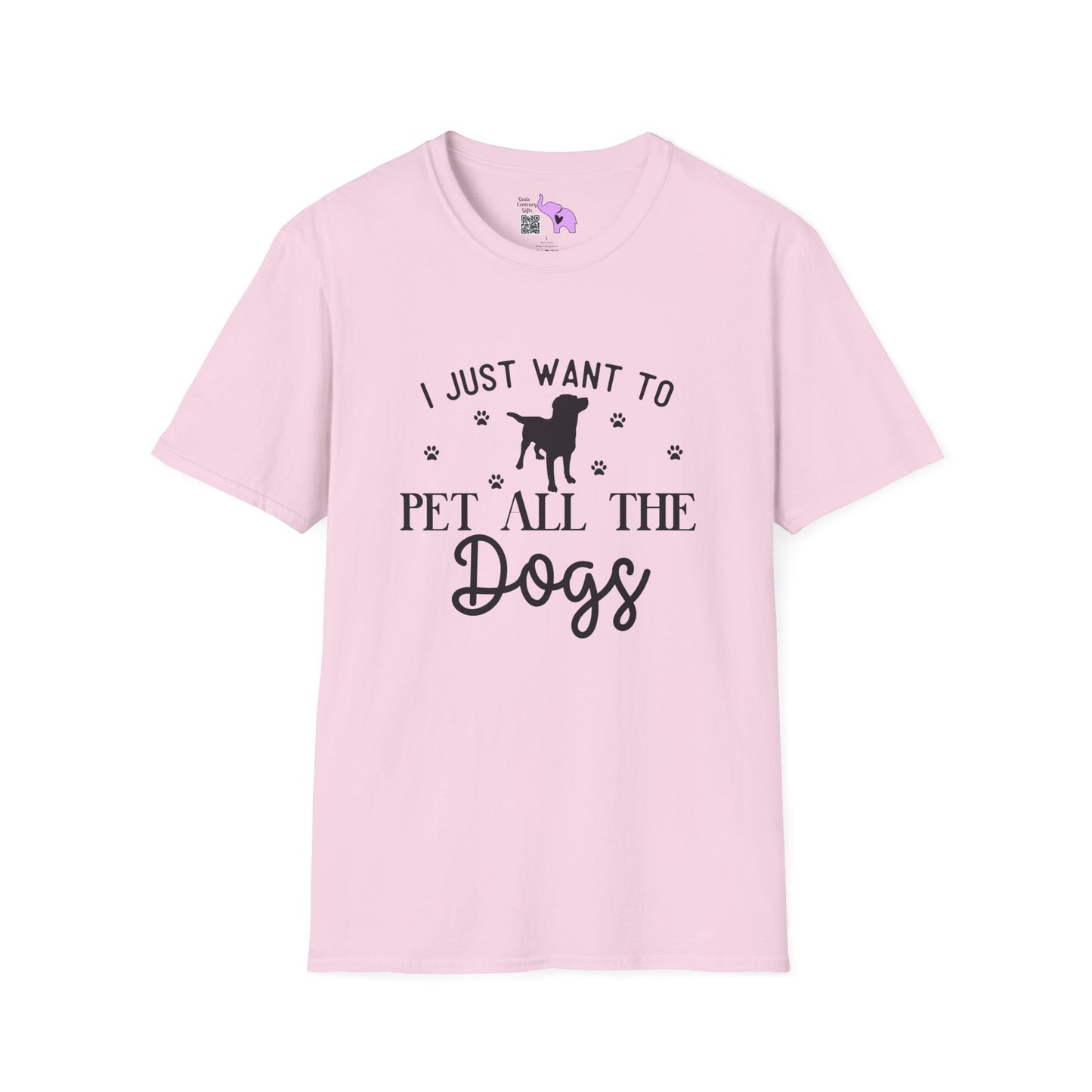 I Just Want To Pet All The Dogs Adult T-shirt