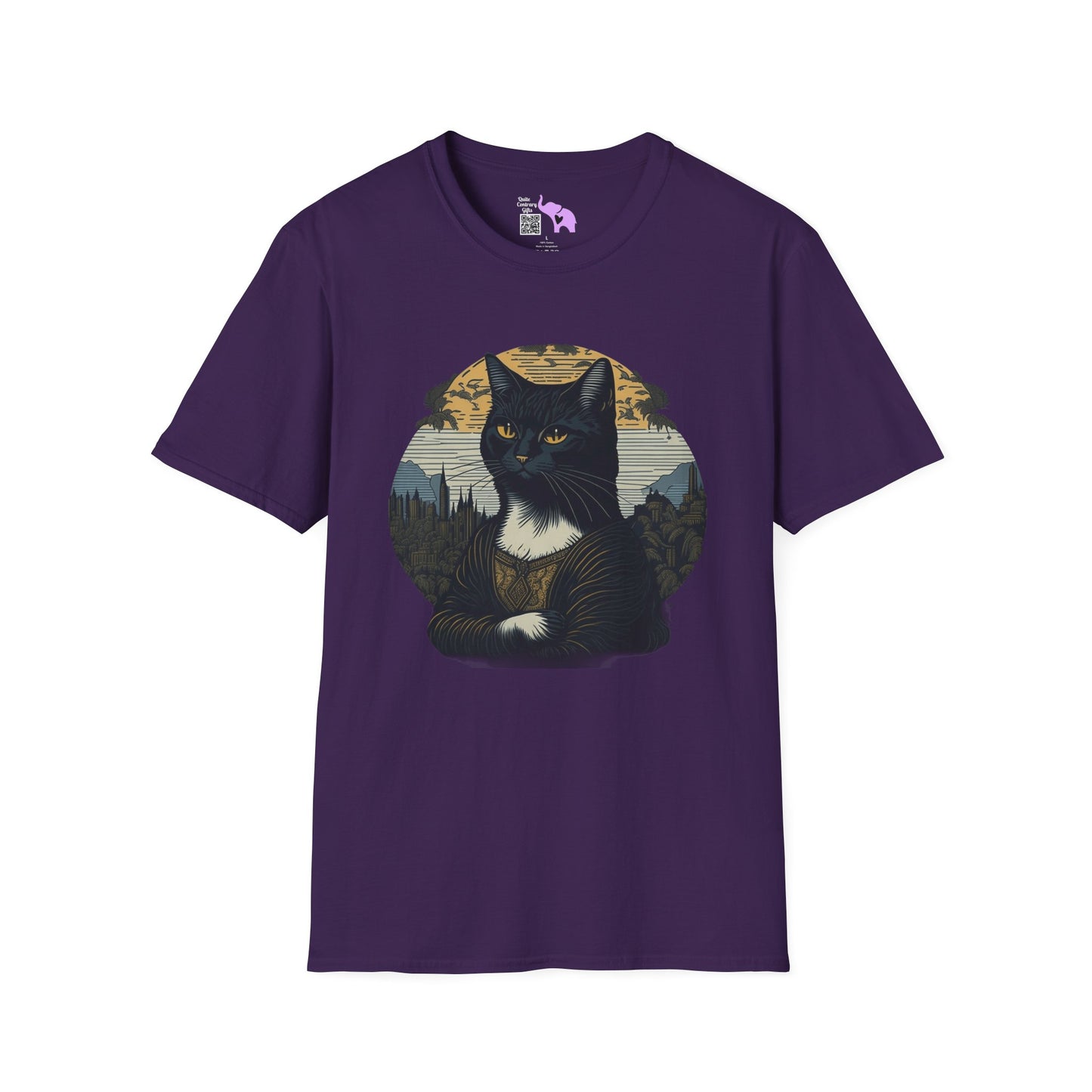Meow Lisa Adult T-shirt