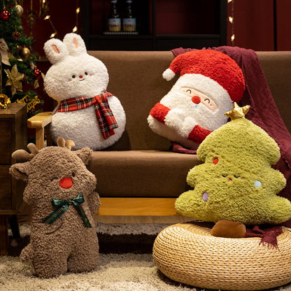 Cozy Christmas Plush & Pillow Collection