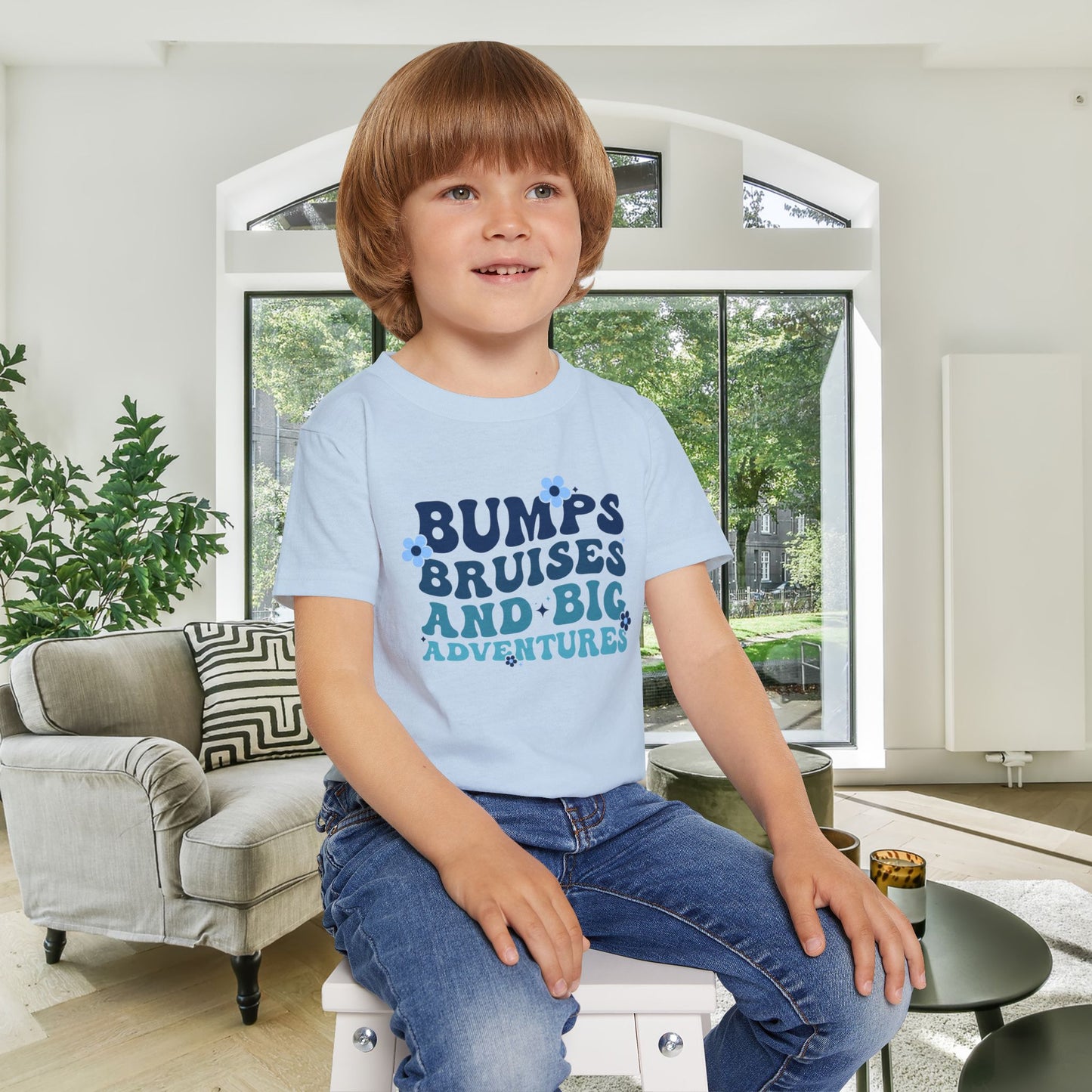 Bumps Bruises And Big Adventures Heavy Cotton™ Toddler T-shirt