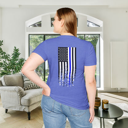 Back The Blue Adult T-shirt