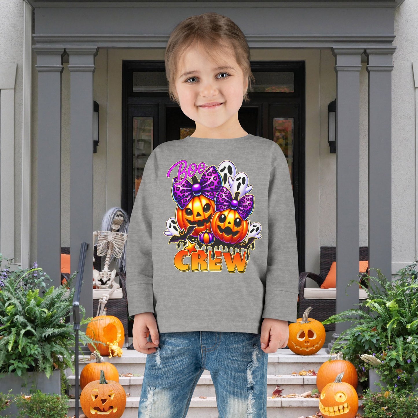 Boo Crew Toddler Long Sleeve Tee