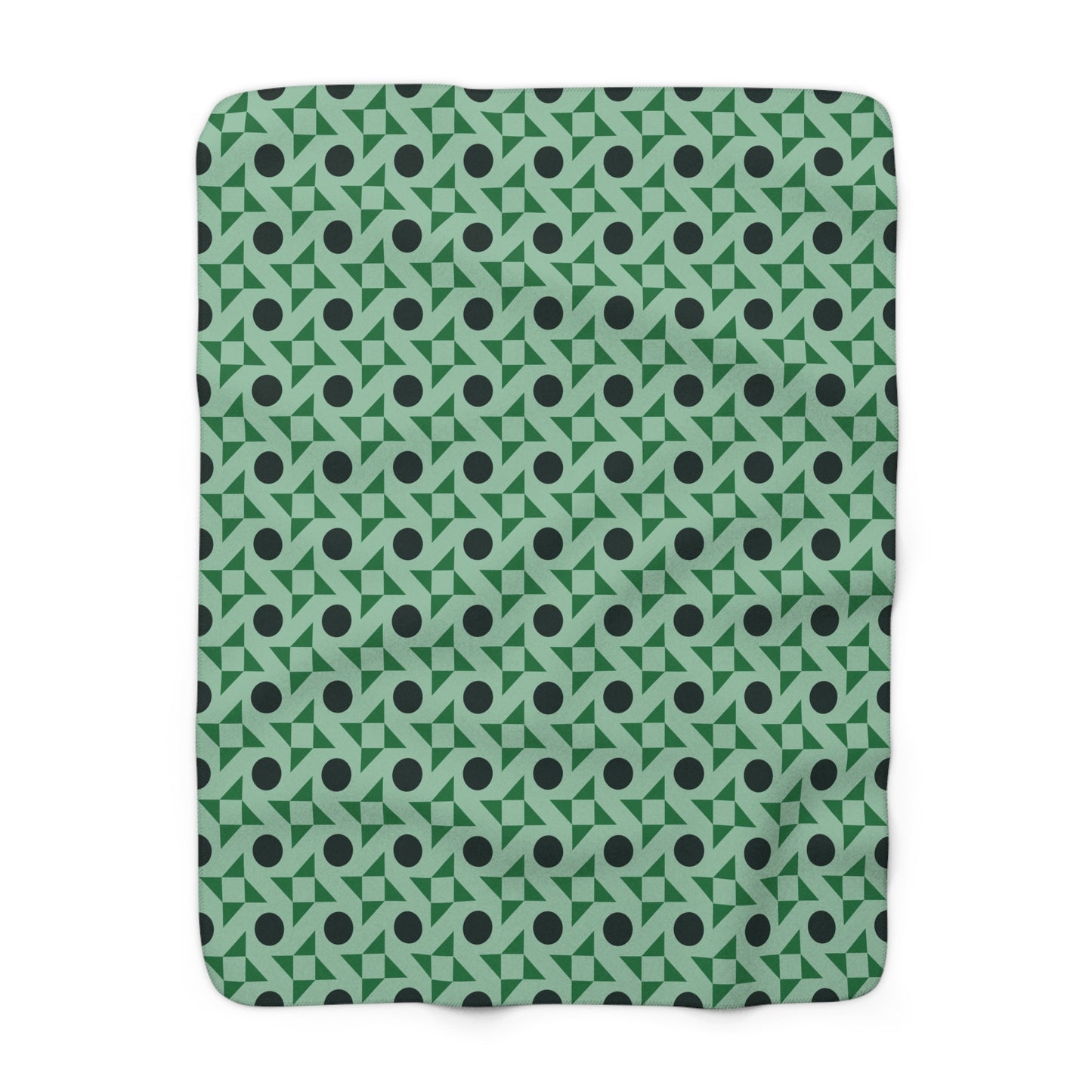 Emerald Pinwheels Basic Bedding Set